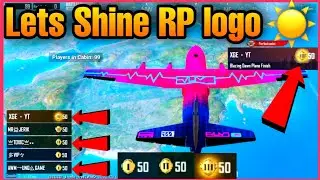 HOW TO SHINE RP LOGO IN BGMI OR PUBG | RP LOGO SHINE | GET 3 LINES AND SHINE RP LOGO IN BGMI | XGE