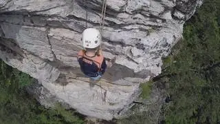 Rock Climbing in Goshen Pass, Virginia