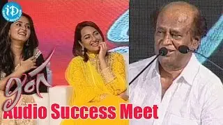 Rajinikanth About Anushka and Sonakshi Sinha At Lingaa Audio Success Meet