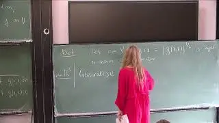 Differential Geometry, Olga Chekeres (Lomonosov Moscow State University)