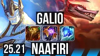 GALIO vs NAAFIRI (MID) | 5/0/16 | KR Master | 25.21
