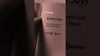 Karma Never Forgets 😌 | Life Reality Quote | #shorts #deepquotes #motivational #lovequotes #quotes