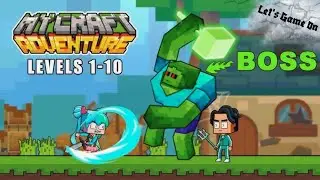 My Craft:  Craft Adventure -  Gameplay walkthrough Levels 1 - 10 + BOSS Battle......