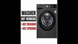 LG Washer Dryer Combo OE Error- Drain Pump Replacement (Not Draining Fix)