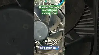Computer 🖥️💻  motherboard service 🧑&zwj;🔧🪛 No power ON 🤳🏻#computer #brand