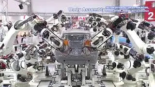 Ensamblaje de carrocer&iacute;as automotrices y soldadura por puntos con robots Kawasaki