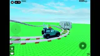Create a cart ride | Vivaan Drop the Green Offroader Vehicle 🚗 Off a high place (Roblox) 