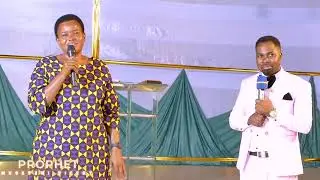 Prophet Museveni Vicent prayed for Ambassador of Uganda to Japan Kaahwa Tophasi, watch the testimony