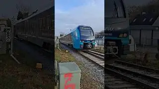 Akku Zug Erixx &uuml;ber B&Uuml; Ascheberg #eisenbahn #trainspotting