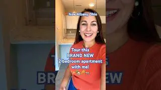 Tour this BRAND NEW 2 bedroom apartment with me!! #apartmenttour #newalbanyohio