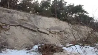 Drei Wochen sp&auml;ter . Promenade Zempin nach Sturmtief Axel .Ostsee Sturm auf Insel Usedom .