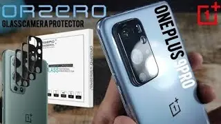 One Plus 9 Pro| ORZERO Tempered Glass Camera Protector Install | Op 9 Pro Cases that will Protect