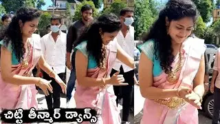 చిట్టి Faria Abdullah Teenmaar Dance In Saree | Faria Abdullah Dance Videos | Faria Abdullah Cute