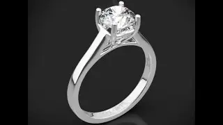 Ritani 1RZ1178 Solitaire Engagement Ring