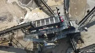 MWS Aggstorm 15XL Aggregate Wash Plant - Views from the Sky!