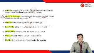Sexual Jurisprudence - Forensic Medicine and Toxicology lecture - Xoom Academy