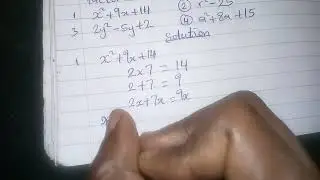 #csi#ToheebTolani#factorisation#mathLesson#fyp