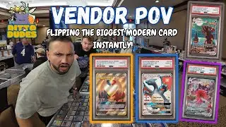 Flipping the BIGGEST modern card INSTANTLY! | Pokemon Vendor POV | Brotherly Love Card Show