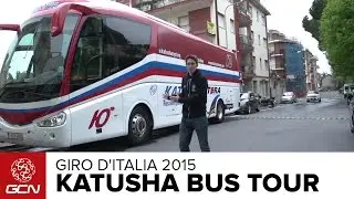 Katusha Team Bus Tour | Giro D'Italia 2015