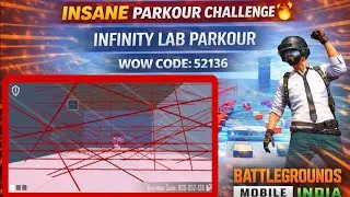 Infinity Lab Parkour 🔥 ll Complete 52136 WOW Map BGMI #52136 #infinitylabparkour #bestwowmapgameplay