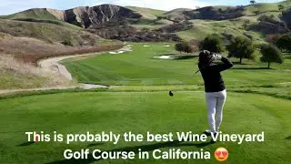 The Course at Wente Vineyards, CA Livermore, 1/1/2025 with Michael and Alyssa Baker