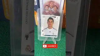 CR7 sticker de la PRIMER CHAMPIONS LEGUE con el REAL MADRID #footballcards #panini #futbol #topps