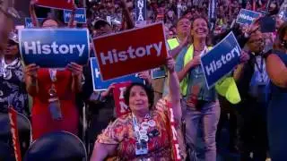 Presidential Nominee Hillary Clinton  at DNC 2016