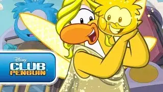 Gold Puffles Available Now on Club Penguin!