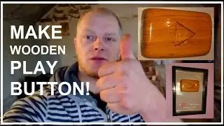 MAKE WOODEN PLAY BUTTON!