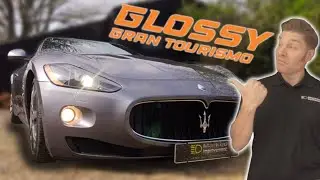 GLOSSY Gran Turismo! Maserati headlight restoration time lapse perfection!