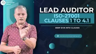 ISO 27001 Lead Auditor Program  Deep Dive into Clauses 1 to 4.1