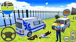 Roof Jumping Ambulance Simulator-Rooftop Stunts 2021 | Emergency Rescue Van Driver&ndash;Android Gameplay