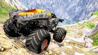 Cars vs Rocky Road #1 &ndash; BeamNG Drive | CrashBoomPunk