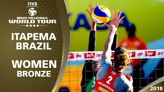 Maria Antonelli/Carol vs. Bansley/Brandie | 4* Itapema - FIVB Beach Volleyball World Tour 17/18