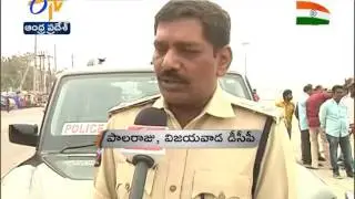 AP special status fight |  Protester Detained By Police in Vijayawada