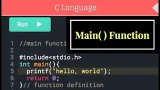 The Importance of the main() Function