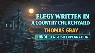 Elegy written in country churchyard By Thomas Gray Explanation in Hindi