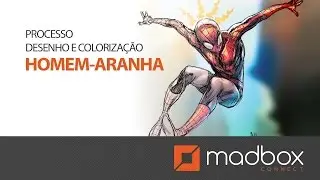 Processo Desenho e Coloriza&ccedil;&atilde;o: Homem-Aranha