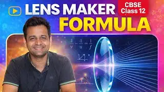 Lens maker formulae derivation || Ray optics || CBSE XII
