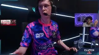 Curry reacts to PRX something Clutch