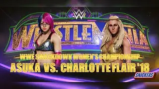 WWE 2K20 Showcase | Match 13: Asuka Vs Charlotte Flair | WRESTLEMANIA 34