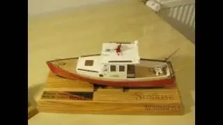 SUNRISE Classic lobster boat Building model kit