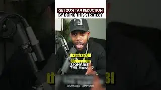 Automatic 20% Deduction When Using This Tax Strategy! #shorts