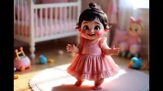 Little baby poem | Cute Nursery Rhyme | Baby Doll Song 👶🎵
