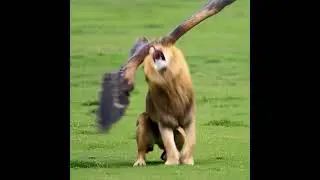 Eagle vs Lion: Epic 5-Second Wildlife Battle!