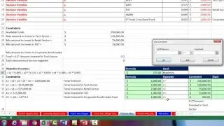 Basic Excel Business Analytics #62: Excel Solver: Maximize Portfolio Returns