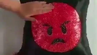 Amazing 2-Sided (Reversible) Sequin Emoji Cushion Case