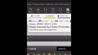 Torn City Mobile - 99,999 Max Happiness - Ecstatic Merit & Happy Jump