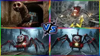 Mutant Train Monster🆚Friendly Engine🆚Dark Rail Beast&mdash;Epic Tiles Hop Showdown 💥🚂Tiles Hop Edm Song#98