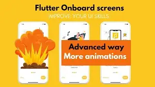 Flutter onboard screens with animations || flutter tutorial in arabic